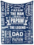 InnoBeta Gifts for Grandpa, Papaw, Throw Blanket for Grandfather, Presents from Granddaughters Grandsons for Christmas, Birthday, Father's Day - 50" x 65"