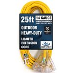 Extension Cord With Lighted Powers