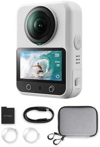 Xtra 360 Camera, 8K Panoramic Video, 1-Inch Sensor Equivalent, 100MP High Resolution, Waterproof Action Camera, 105GB Built-in Storage, Bullet Time, Broad Compatibility, Vlog