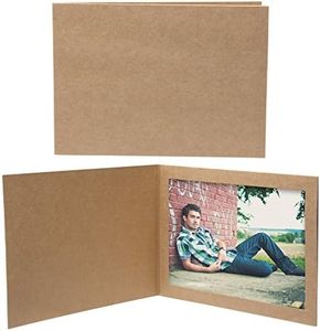 Neil Enterprises, Inc. 7" x 5" Kraft Photo Folders - Pack of 100