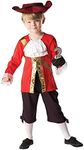 Rubie's Kid's Alice in Wonderland: Captain Hook Costume, Multicolor, 5-6 Years