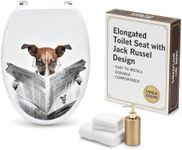 Elongated Toilet Seat Dog Jack Russel