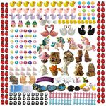 KITTYCALL 240 Pcs Miniature Fairy Garden Accessories, Fairy Garden Kit, Fairy Garden Supplies, Mini Figurines Resin Decor Unicorn Animals House Micro Landscape DIY Ornaments Terrarium Decorations