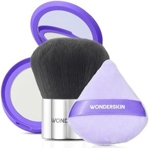 Wonderskin FYP Filter Powder with FYP Powder Puff and Kabuki Brush