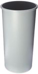 RUBBERMAID Commercial Products GIDDS2-RCP354600GY Untouchable Round Trash Can, Gray, 22 Gallon