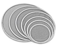 RANGKALA Pizza Screen Mesh Baking Tray Aluminum Non Stick Pan with Holes, Seamless Rim, Net Bakeware Kitchen Tool for Oven (10 Inch)