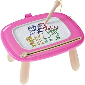 Kikapabi Toddler Magnetic Drawing Board - 1st Birthday Gifts for 1 2 3 Year Old Girls & Boys, Learning Doodle Board, Educational Toys for Baby (Rose Red)
