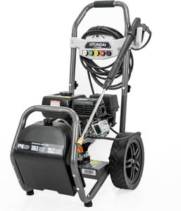 Hyundai 3400 PSI Petrol Jet Washer – 210cc Engine, 10m Hose, Detergent Tank