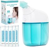 Nasal Irrigation System with 30 Saline Packets, Nasal Care,Nasal Rinse Machine, Sinus Rinse Machine, Nasal Cleaner with Auto Waste Collection Function for Sinus, Nasal Allergies - Green