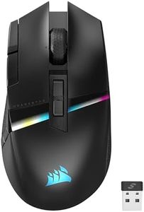 Corsair DARKSTAR RGB Wireless MMO Gaming Mouse – 26,000 DPI – 15 Programmable Buttons – Up to 80hrs Battery – iCUE Compatible – PC, PS5, PS4, Xbox – Black