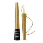 FACES CANADA Ultime Pro Matte Play Eyeliner - Gold, 2.5 ml | Quick Dry | Shimmer Finish | 24 Hr Long Lasting Formula | Precise Felt Tip | Highly Pigmented | Waterproof, Smudgeproof & Sweatproof