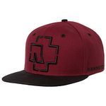 Rammstein Snapback Cap, Bordeaux Logo, Official Band Merchandise