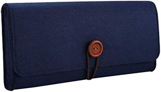 ProCase Carrying Case for Nintendo Switch OLED Model & Nintendo Switch, Portable Travel Bag Ultra Slim Felt Pouch for Nintendo Switch 2017 / Switch OLED Model 2021 with 5 Game Cartridges Holders –Navy