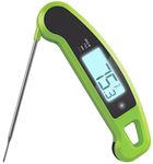 Lavatools PX1D Javelin PRO Duo Ultra Fast Professional Digital Instant Read Meat Thermometer for Grill and Cooking, 4.5" Probe, Auto-Rotating Backlit Display, Splash Resistant – Wasabi