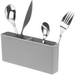 SANNO Plastic Black Utensil Silverw