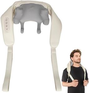 Neck Massager with Heat, CLMTAS Shoulder Massager, Shiatsu Neck and Back Massager, Muscle Pain Relief-Office, Home & Car