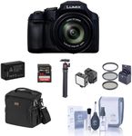 Panasonic Lumix FZ80D Point & Shoot Digital Camera, Bundle with 64GB SD Card, Bag, Extra Battery, Flexible Tripod, Mini LED Light, Filter Kit, Cleaning Kit