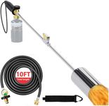 Weed Torch Propane Burner with High Output 1,200,000 BTU, Propane Torch Weed Burner with Igniter, Removable 36'' Long Arm, Weed Torch for Outdoor Weeding