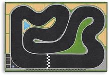 OBIOCKIDAY 1/32 1/43 1/58 1/64 1/76 RC Cars Track, 1200X800MM_BZ3126 Race Track, RC Drift Car Track Hobby Remote Control Cars Racing Track, Toy Gift for Adults