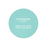 COVERGIRL - Clean Sensitive Pressed Powder, noncomedogenic sensitive formula, free of fragrance, gentle, fresh finish that lasts, 100% Cruelty-Free