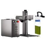 ComMarker Titan1 200W JPT Mopa Fibre Laser Engraving Machine with 2 Optional Lenses, Motorised Elevation, Colour Marking, Lightburn Compatible, Lasers for Metal and Plastic