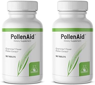 PollenAid Prostate Supplement: All Natural Prostate Support for Bladder Control & Urinary Tract Health, Rye Pollen Extract Made in USA to Help Relieve Pain & Boost Urinary Flow, 90 Tablets (Pack of 2)