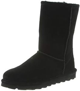 Bearpaw Women's Elle Short Slouch Boots, Black Black Ii 011, 9 UK