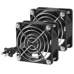 UMLIFE 2PACK 6025 Fan EC Brushless Cooling Fan AC 110V 115V 120V 220V 240V Axial Fan Ball Bearing 60mm x 25mm