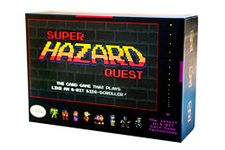 Super Hazard Quest - The Board-Game Played Like a Retro Pixel Video Game!