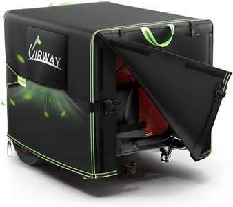 UIRWAY Generator Cover for Outside 30”L x 30”W x 20”H - Heavy Duty Waterproof 600D Outdoor Generator Covers, All-Weather Protection for Most 5000-10000 Watt Generators - RV, Job Site, Home Emergency