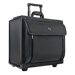 Solo Classic 15.6" Laptop Rolling Catalog Case with Dual Combination Locks, Black, PV78-4