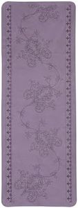 ·NEST BLANCHE· Non-Slip Yoga Mat Towel – Perfect for Hot Yoga, Pilates – Quick Drying, Reversible Use, Ultra-Absorbent, 72 Inches, Purple