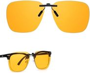 Trysee Clip On Blue Light Blocking Glasses for Big Prescription Glasses Women Men Non-flip CTS103