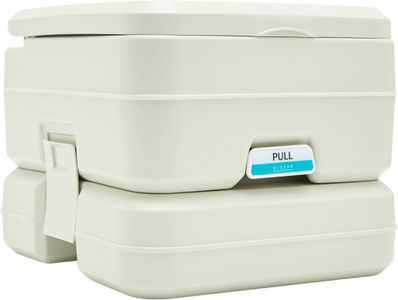 Hi-Gear Portable Toilet 13L – Cream, Lightweight Camping Toilet