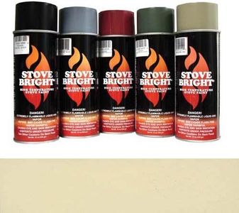 Forrest Paint 6283 1200- Wood Stove High Temp Paint - Almond