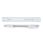 RADIONICS Double-headed Tattoo Skin Marker Pen + Eyebrow Tattoo Measure Paper Ruler for Permanent Makeup Tattoo Tool