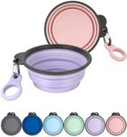 Aonkey Collapsible Dog Bowls with B