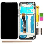 Bestdealing Moto G Play 2021 XT2093 LCD Screen Replacement for Motorola Moto G Play 2021 XT2093-3 XT2093-6 XT2093-7 6.5" LCD Display Touch Digitizer Repair Part (Moto G Play 2021 LCD with Frame)