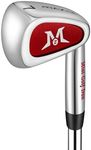 MAZEL Mini Driver/Iron Golf Clubs Swing Trainer Aid to Improve Your Hitting Accuracy & Speed (Red, Mini Iron)