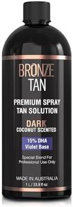 Bronze Tan Special DARK Blend Premium Spray Tan Solution For Spray Tanning Professionals - Coconut Scented Sunless Tanning Solution (1 Liter / 33.8 FL OZ)