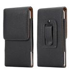 Mobile Phone Holster Belt Clip Case Pouch with Belt Loop for iPhone 13/12/11 Pro/XS/ Samsung Galaxy A01/A10e/S10e/Google 5/4a/4/3/LG Pheonix 5/K30/Aristo 3/K31 Rebel/Moto G7 Play/ TCL A3/ A30/ BLU C5