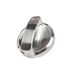 ARYEIELLSOW Gas Cooktop 813396 Stainless Steel Knobs Range Burner Knob Replaces 813396, 805071, 808472