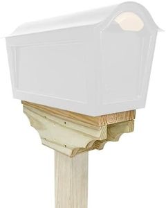 Pine Mailbox Mount by Prime Retreat