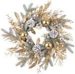 Outdoor Wreath Wreath for Front Door Door Wreath Home Decorations Door Wreaths with Silver Berries for