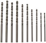 Trend Snappy Replacement HSS Drill Bits for Imperial Countersinks, Pack of 10, High-Speed Steel, SNAP/DB/PK1, Black