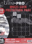 Ultra Pro 20-Pocket Platinum Page for Coins and Tokens 10 Ct