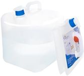 Gowithwind Collapsible Water Container with Spigot, 2.6 Gallon BPA Free Camping Water Storage Jug Water Carrier for Outdoor Hiking Backpacking & Emergency Survival Kit, Foldable Portable Canteen