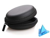 SUBTON Polyurethane Carry Case for Headphones (Carry Case) Black