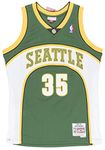 Men's Seattle Supersonics Kevin Durant Mitchell & Ness 2007-08 Hardwood Classics Green Swingman Jersey Medium