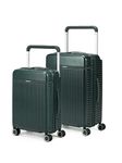 Assembly Polycarbonate Luggage Set of 2 | Premium Hard-Sided Cabin (20 inches) & Check-in Trolley Bags (24 inches) with Wide Handle & Noise-Free Wheels- Rover